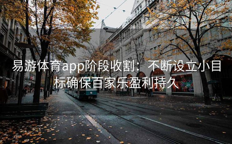 易游体育app阶段收割：不断设立小目标确保百家乐盈利持久